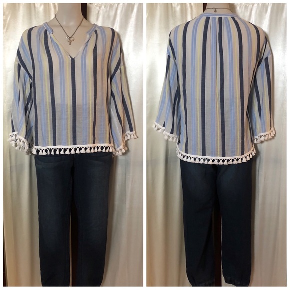 Vince Camuto striped top - Picture 4 of 5